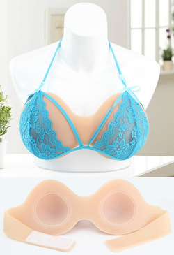 Силиконовая грудь-топ с застежкой